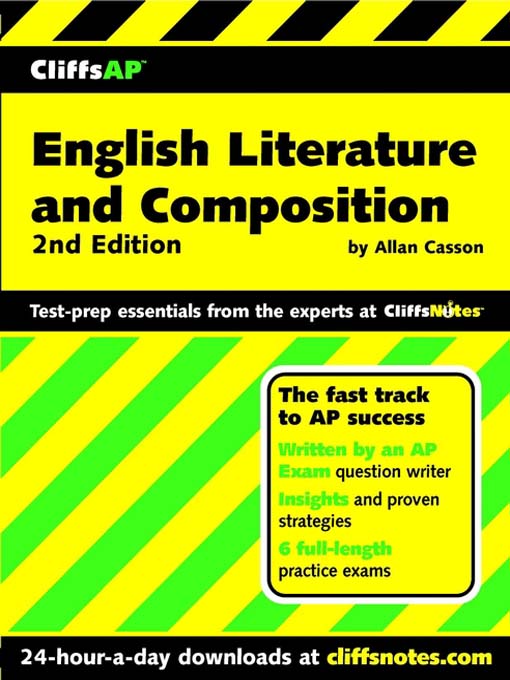 Title details for CliffsAP English Literature and Composition, CafeScribe by Allan Casson - Available